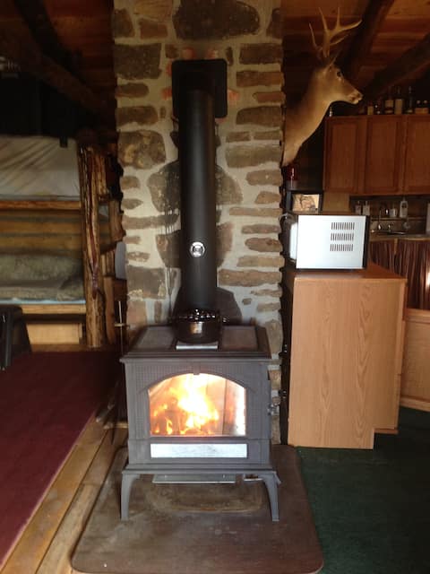 Successful Airbnb property: CJ's Ranch Rustic Log Cabin,quiet nature getaway. in Southern Colorado Rural