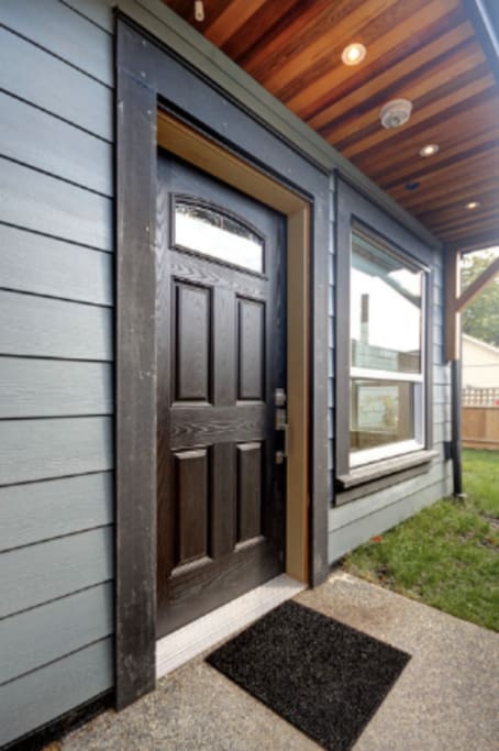 Entrance from private patio