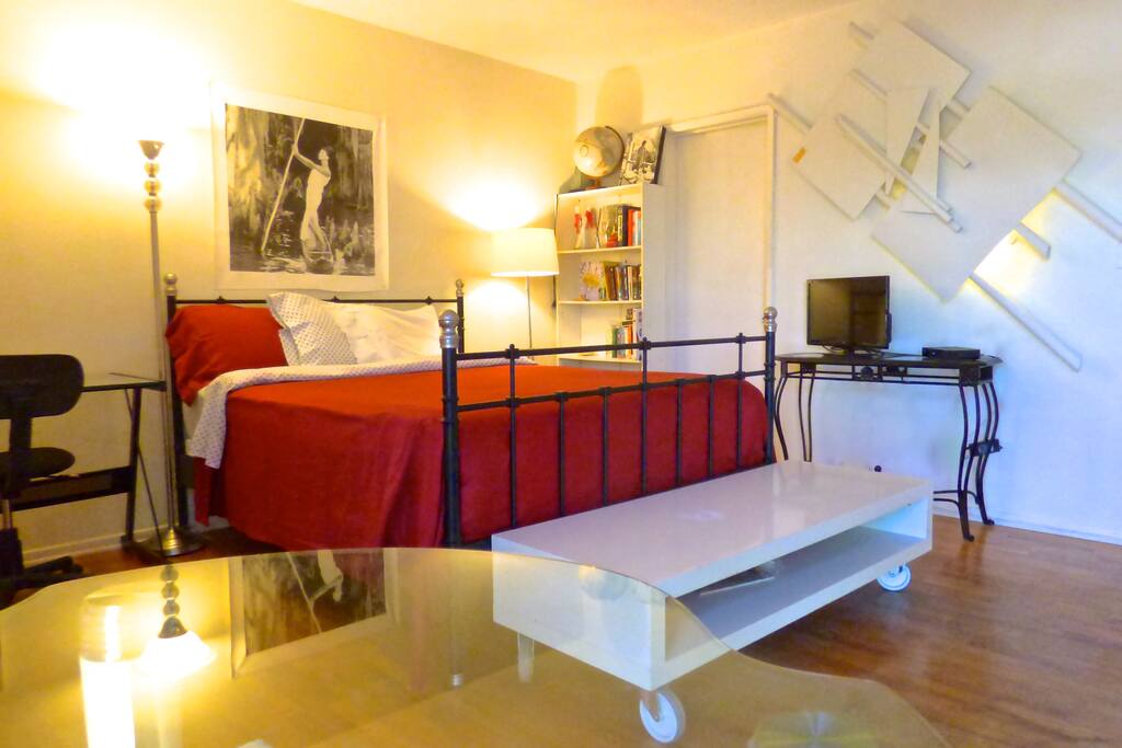 Linens do change in design so it's red today.