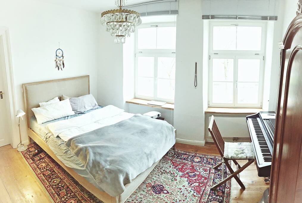 bedroom facing north
