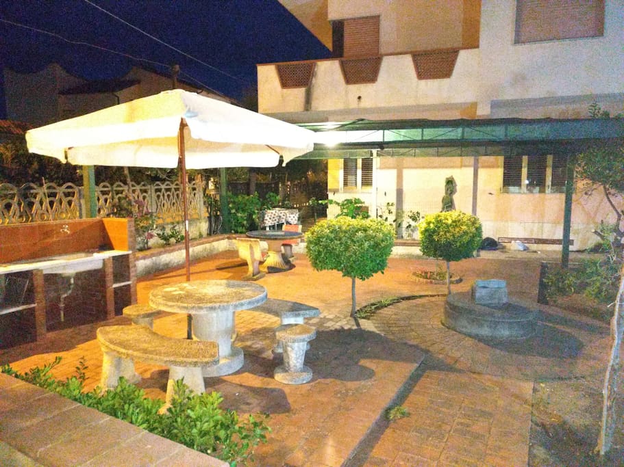 Outdoor area, a place to relax