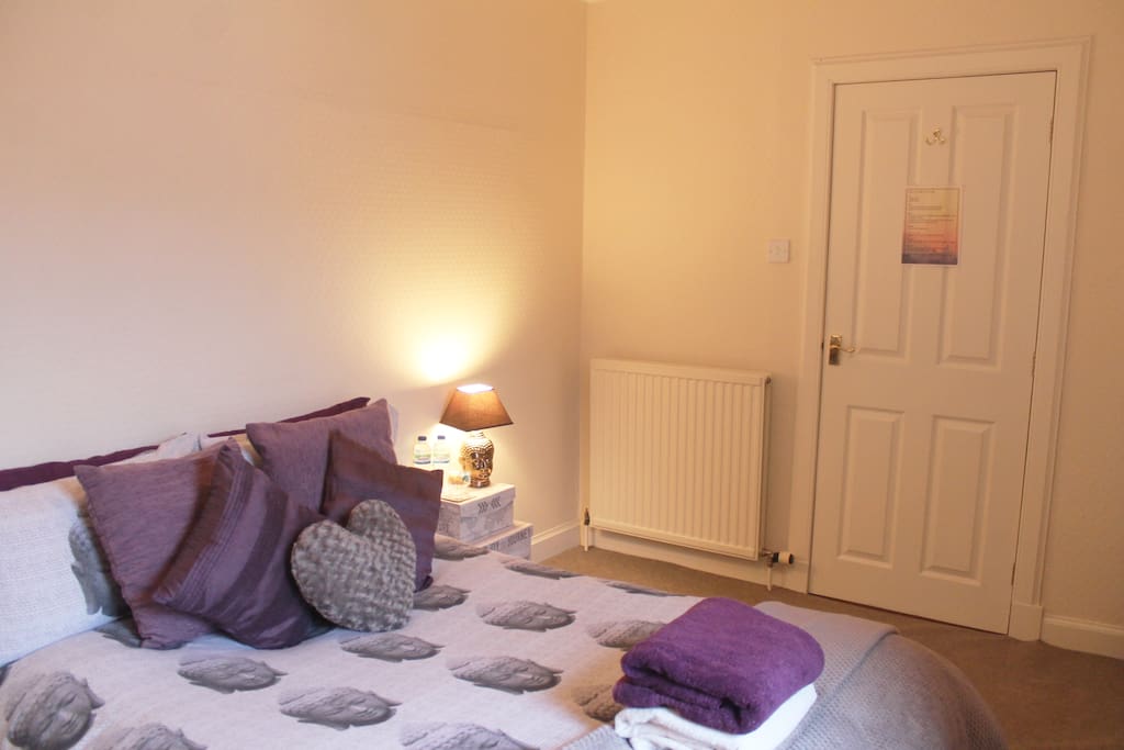 Buddha themed double bedroom