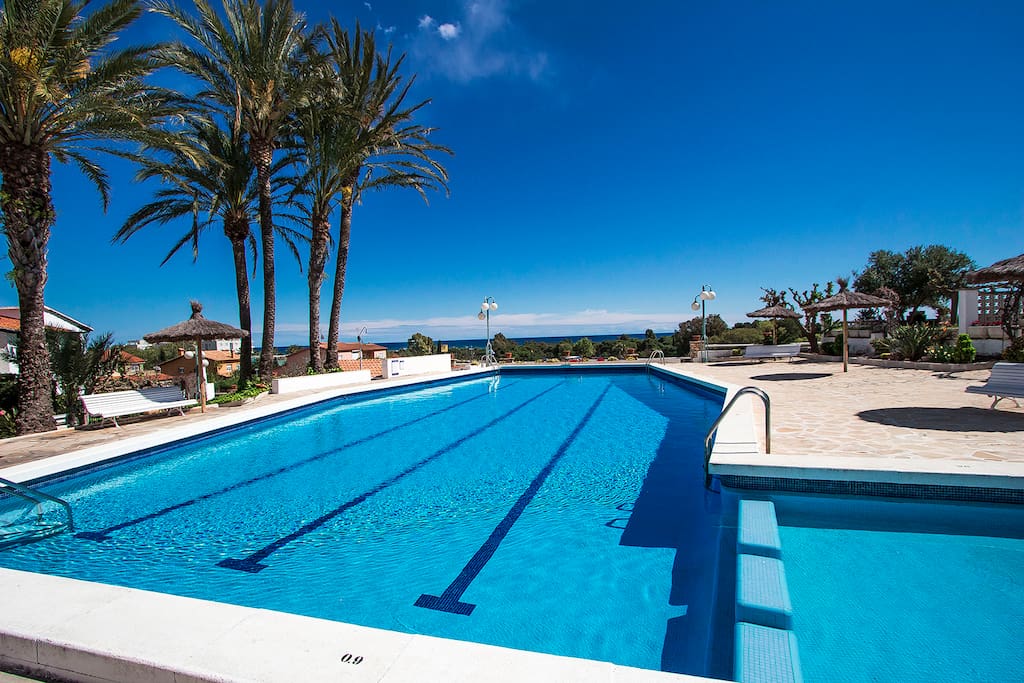 Outdoor public pool