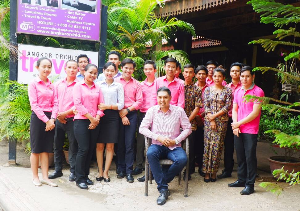The hotel hospitality team.