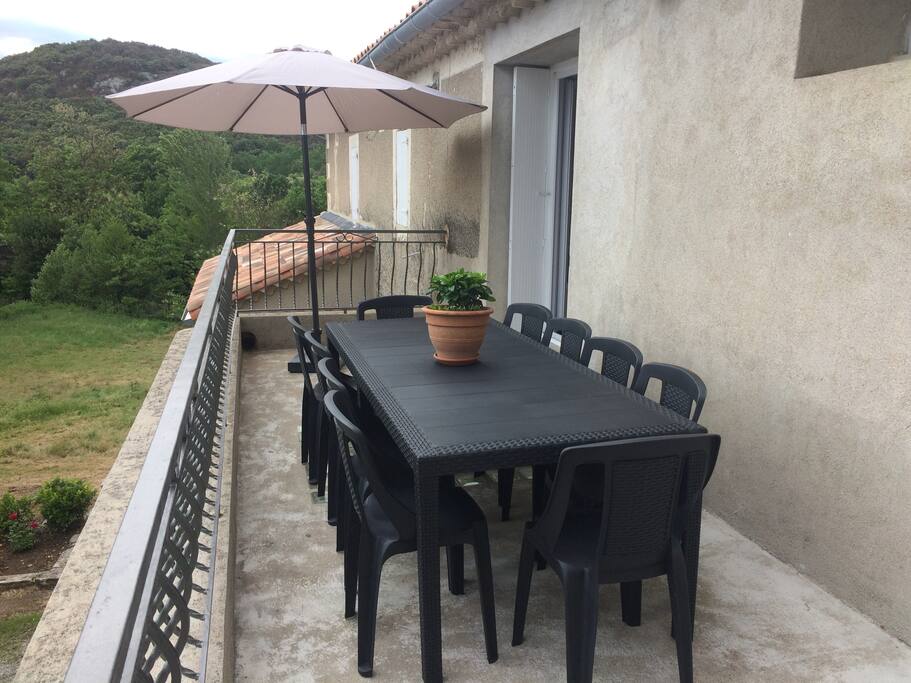Votre terrasse privative.