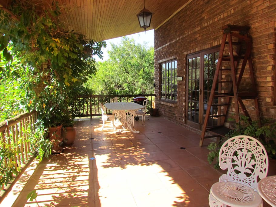 Large Verandah which you step out onto