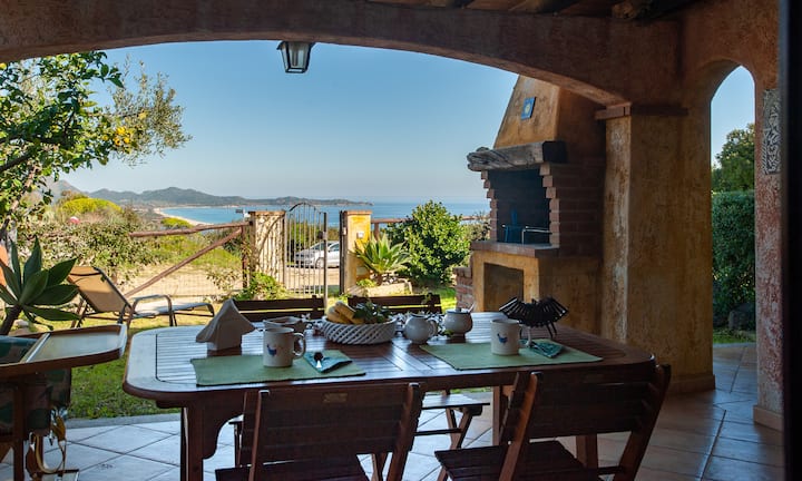 Costa Rei-house with sea view