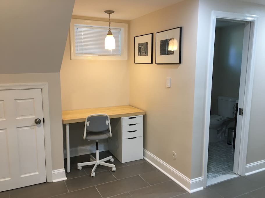 Desk with free Wi-Fi