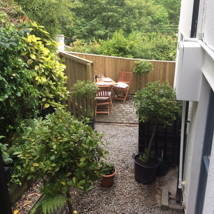 Outdoor seating area
