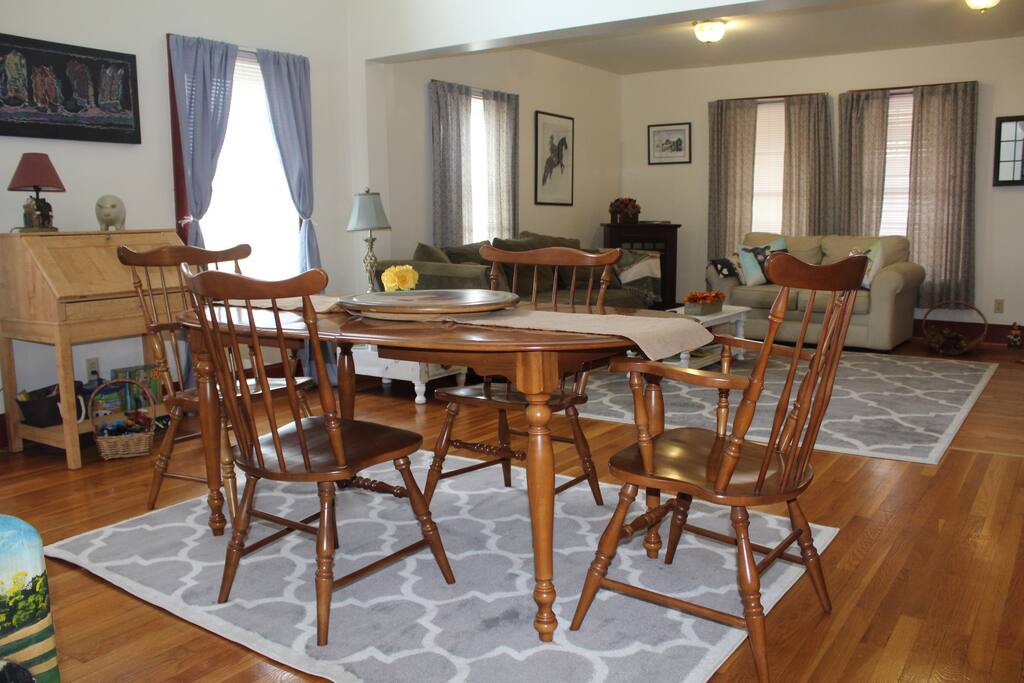 Dining area and great room