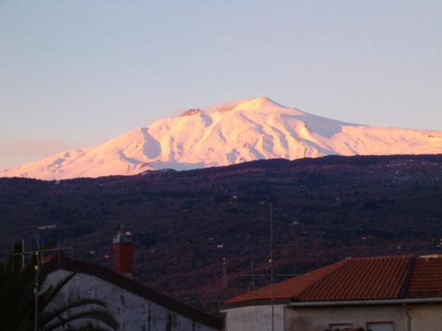vistaEtna dalla casa