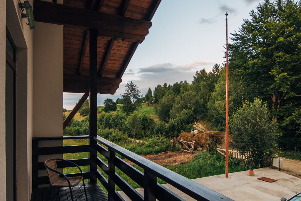 View from the balcony