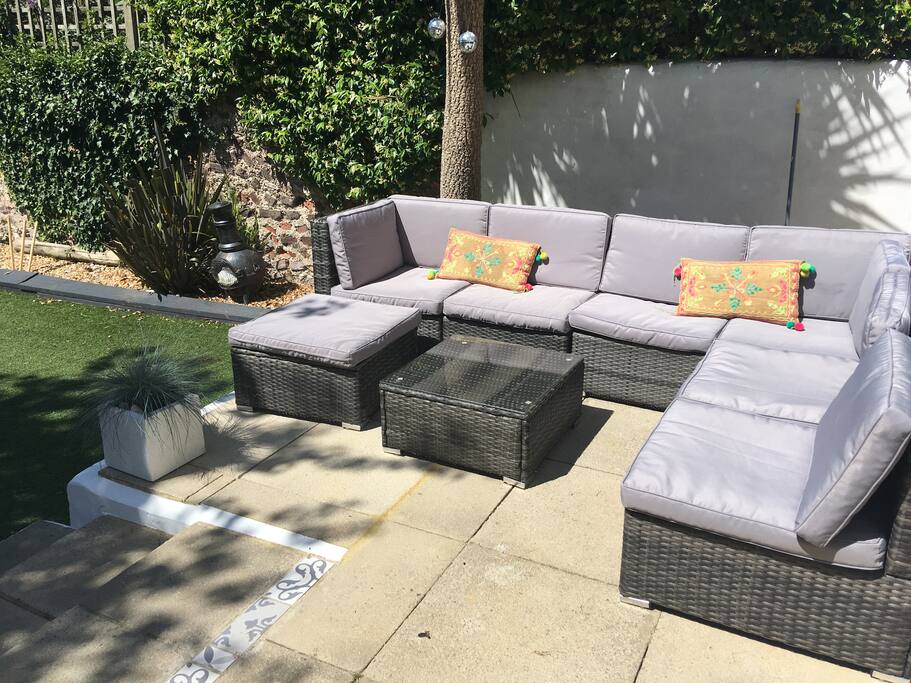 Lovely west facing garden