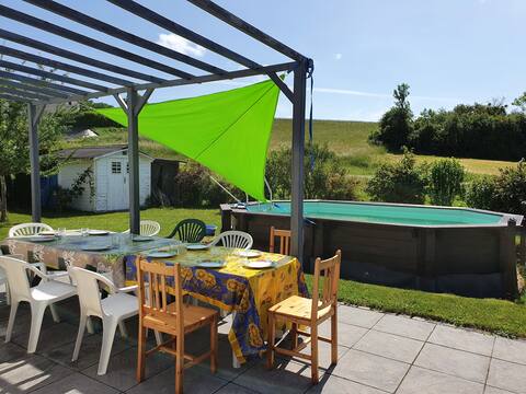 4 bedroom villa with swimming pool Montfaucon