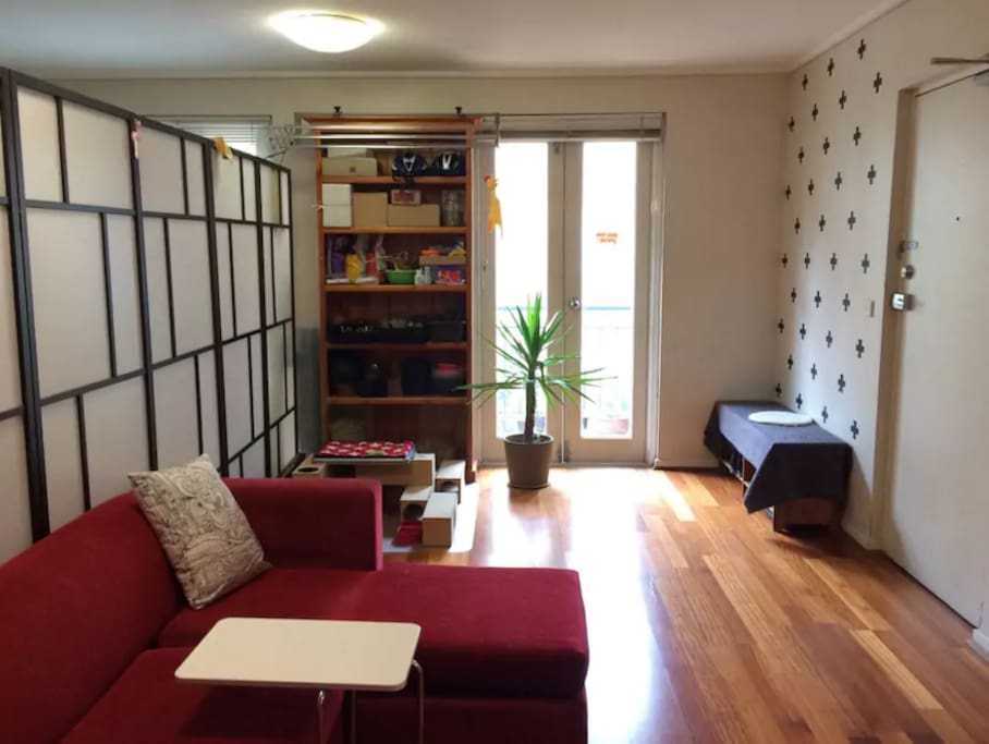 Living room (flat gate +sofa +balcony access)