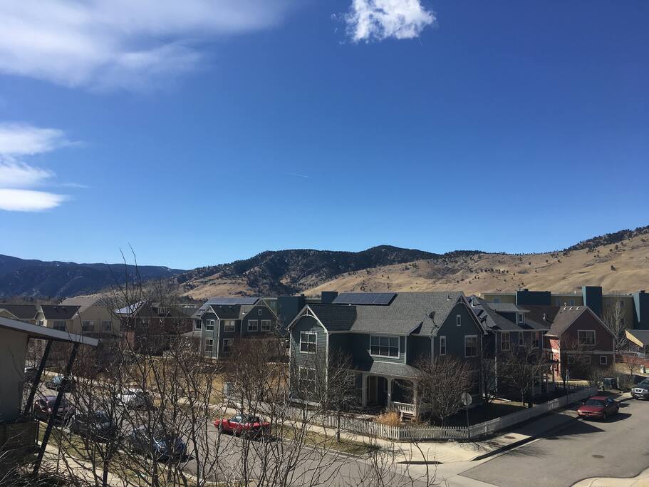View from the bedroom!