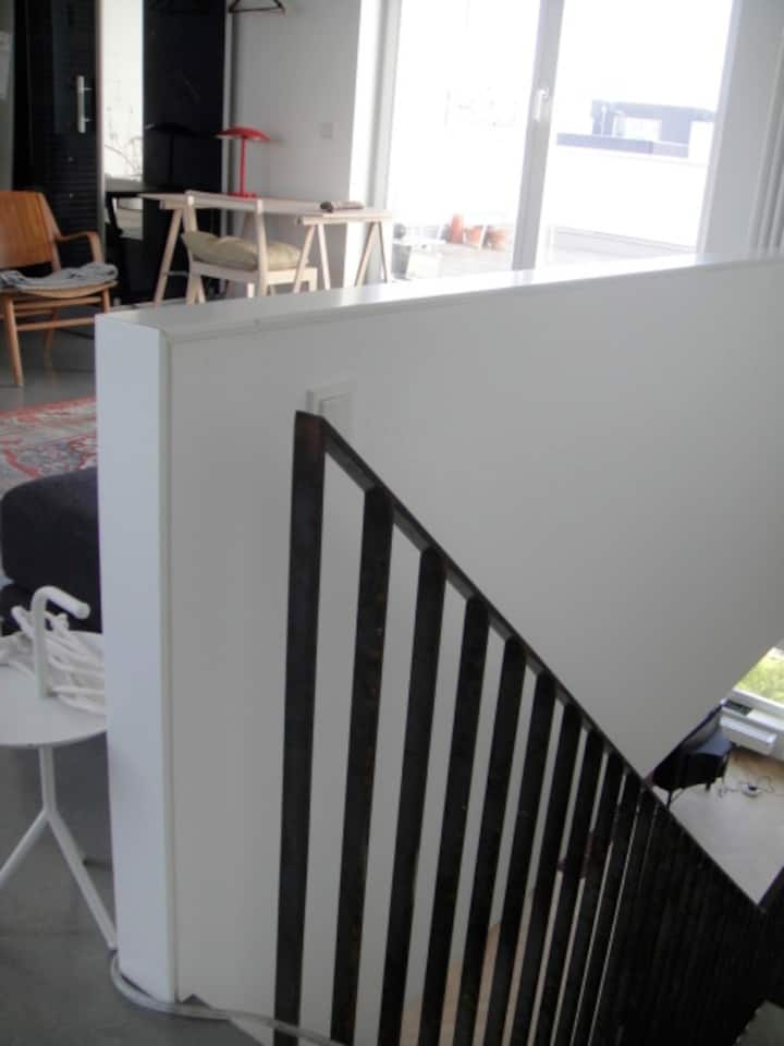 3. ngazi za sakafu, hakuna mlango wa 2. sakafu