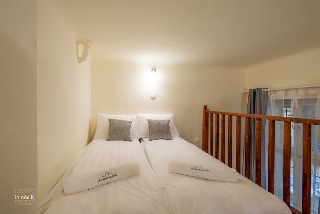 Double bedroom on the mezzanine