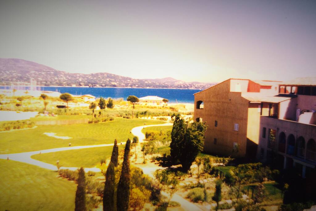 Vue sur la mer depuis la Résidence