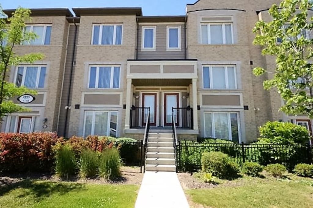 front door of the house