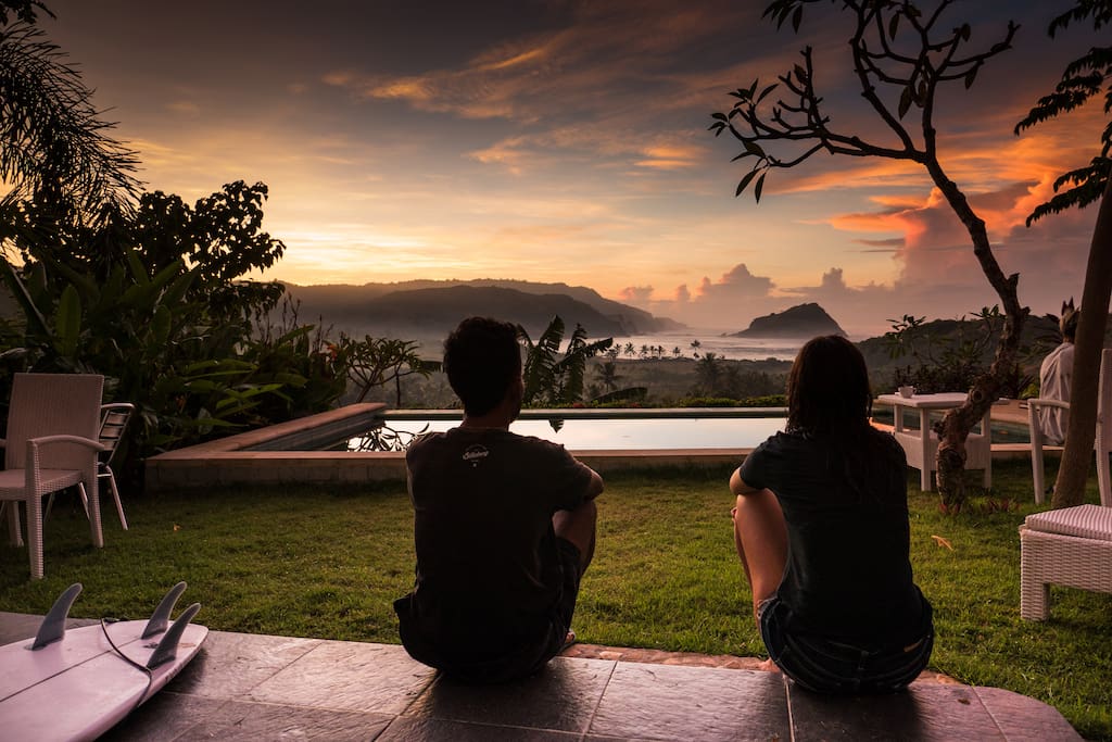 waiting for sunrise moment