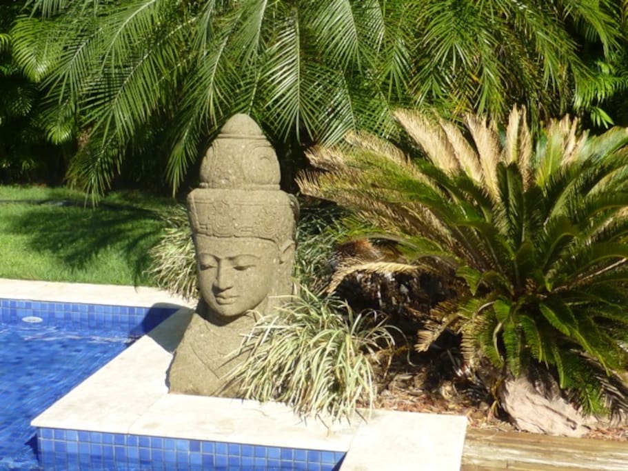 Área da piscina