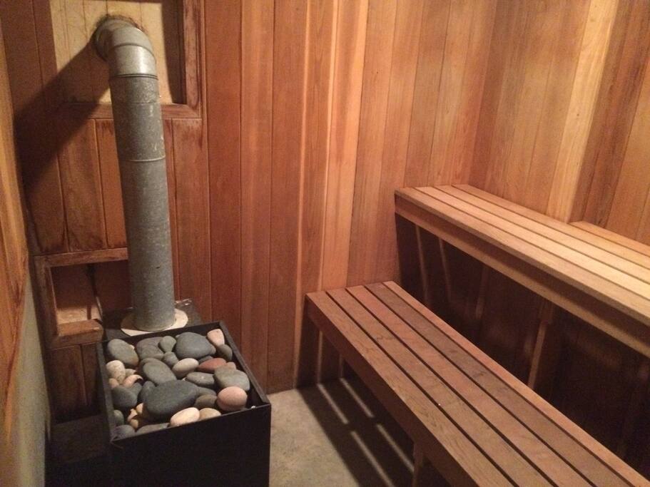 Sauna-then pool--then hot tub?