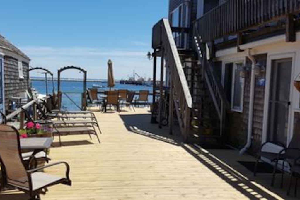 The deck outside your door