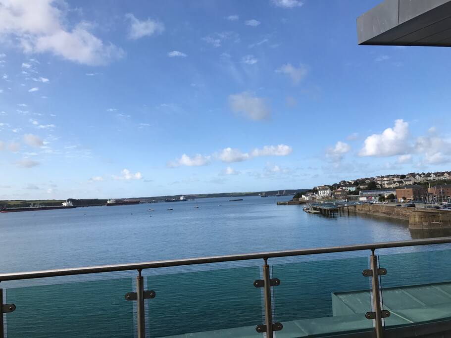 The sea and horizon beyond - view from south facing balconies