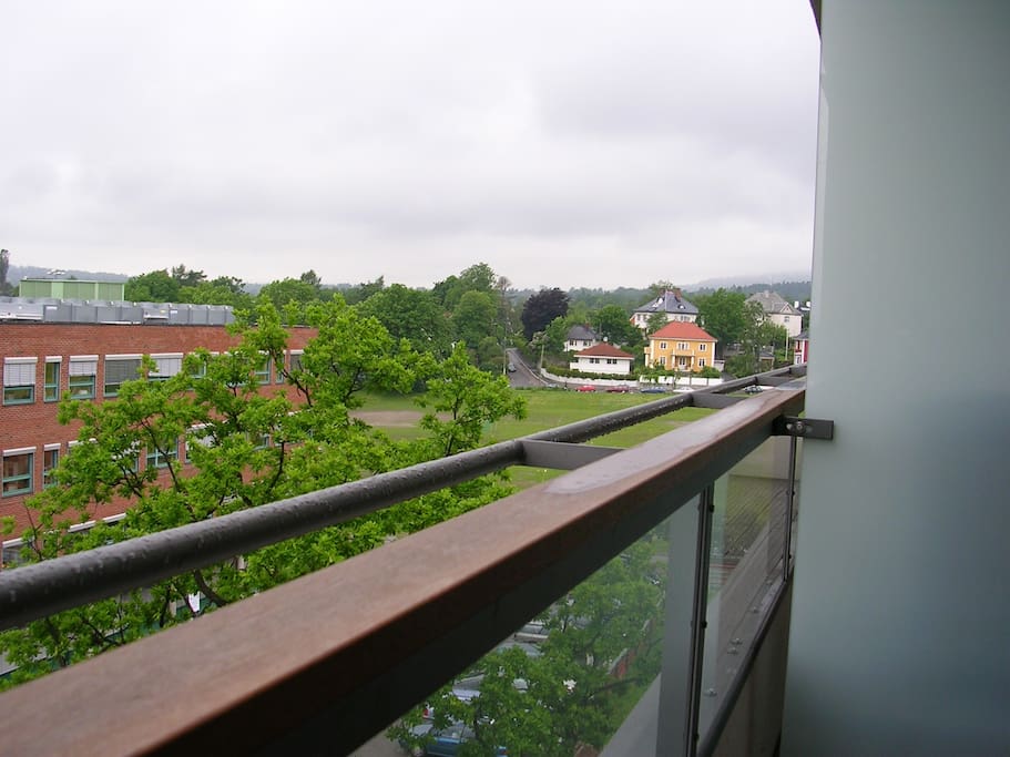 View from balcony.