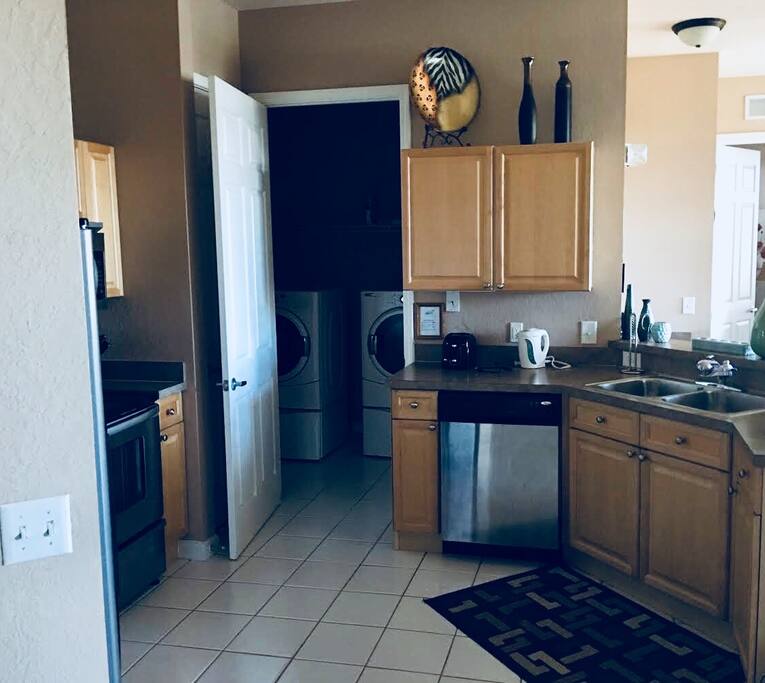 Kitchen & laundry room