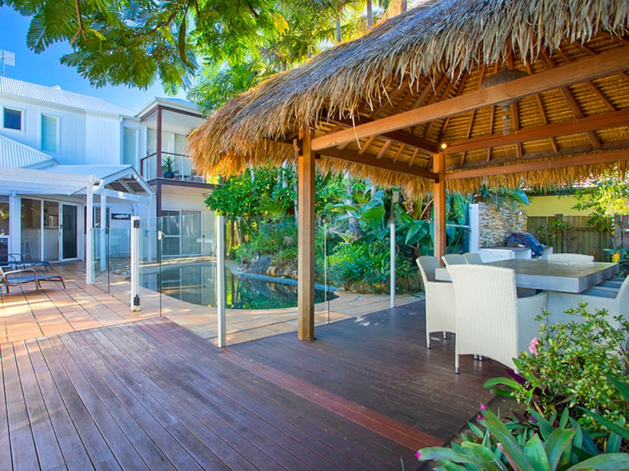 Pool BBQ area