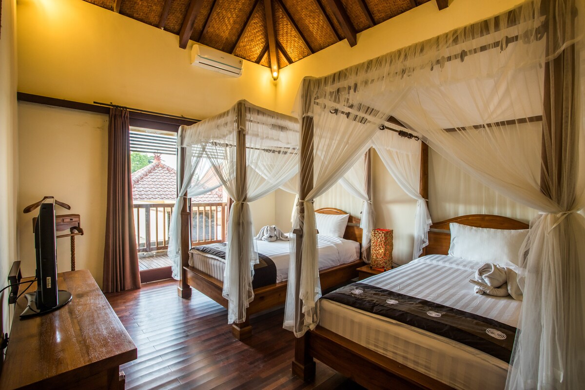 Spálňa s oddelenými posteľami