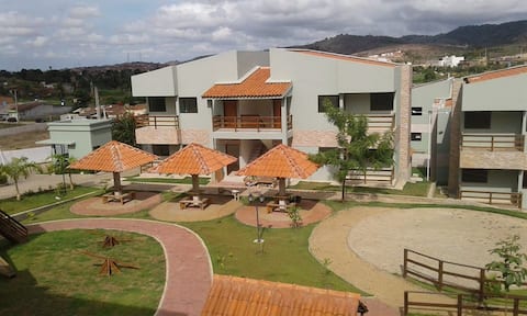 Ap Villa Natuba-3 dormitorios, piscina, barbacoa