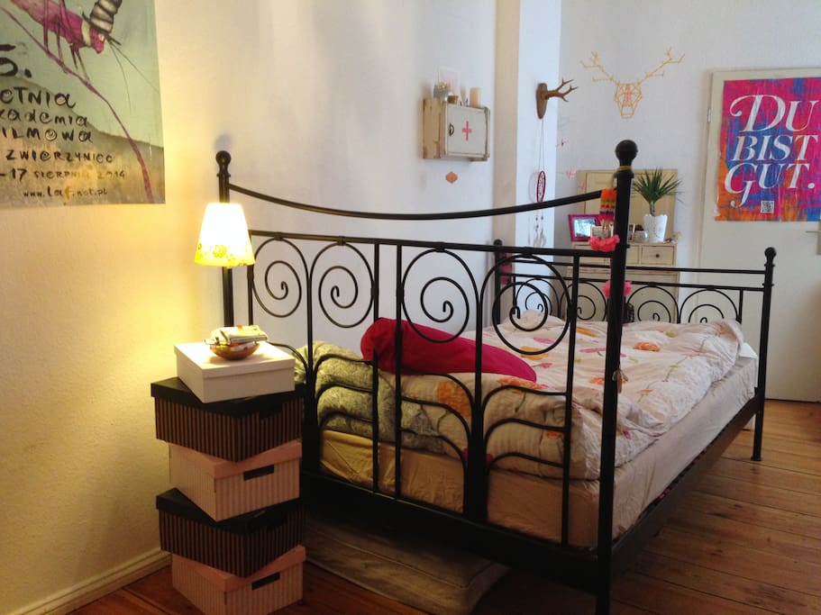 Good sleep in a huge comfortable bed is a solid base to enjoy the atmosphere of Berlin