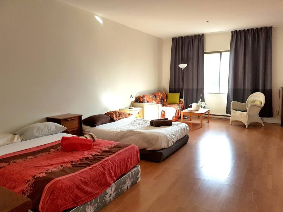 Plenty of space to sleep or relax
