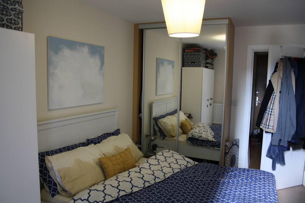 Comfortable bedroom.