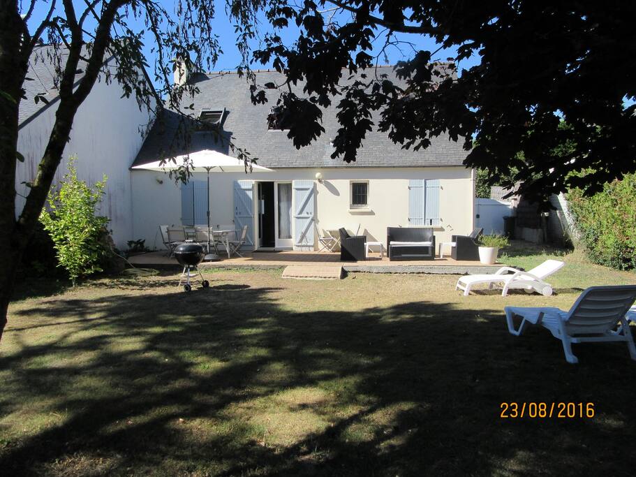 Façade sud avec terrasse