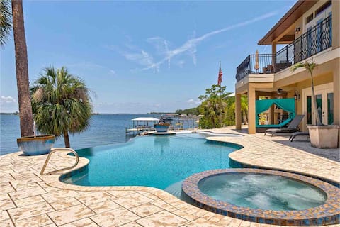 Luxury Villa, Pool, Spa, Dock, Waterfront, Theater