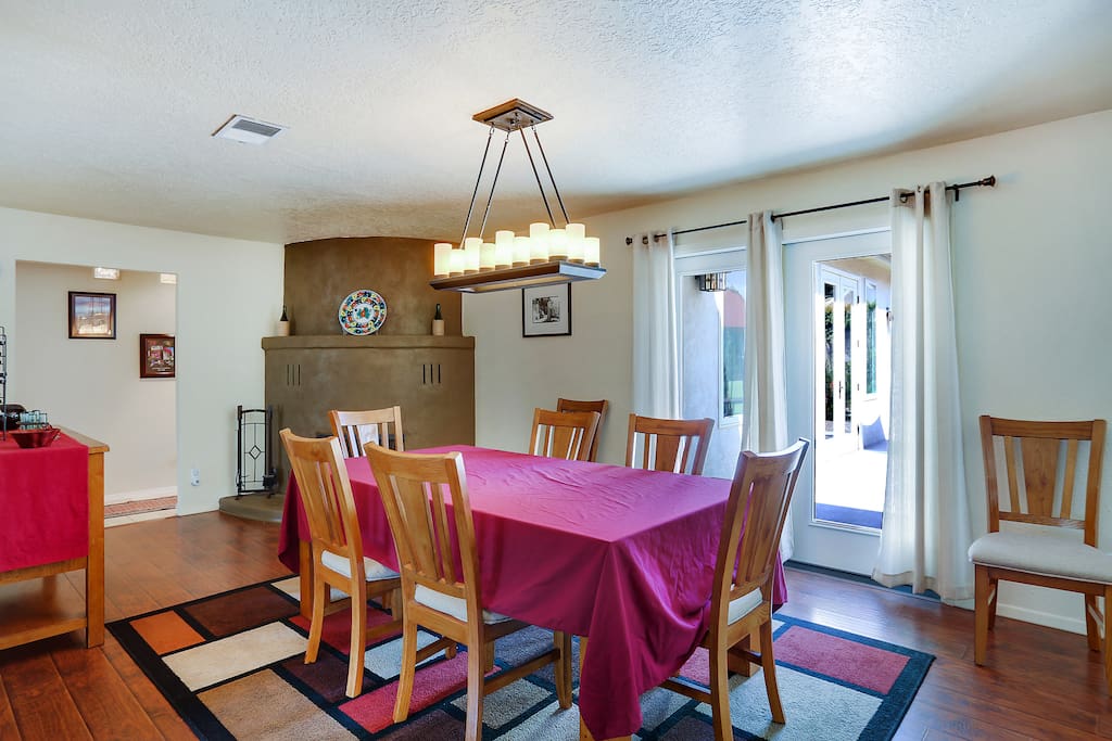 Dining room for you to gather the family and friends.