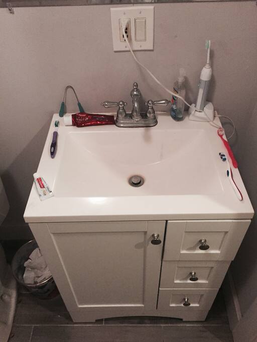 Basement bathroom