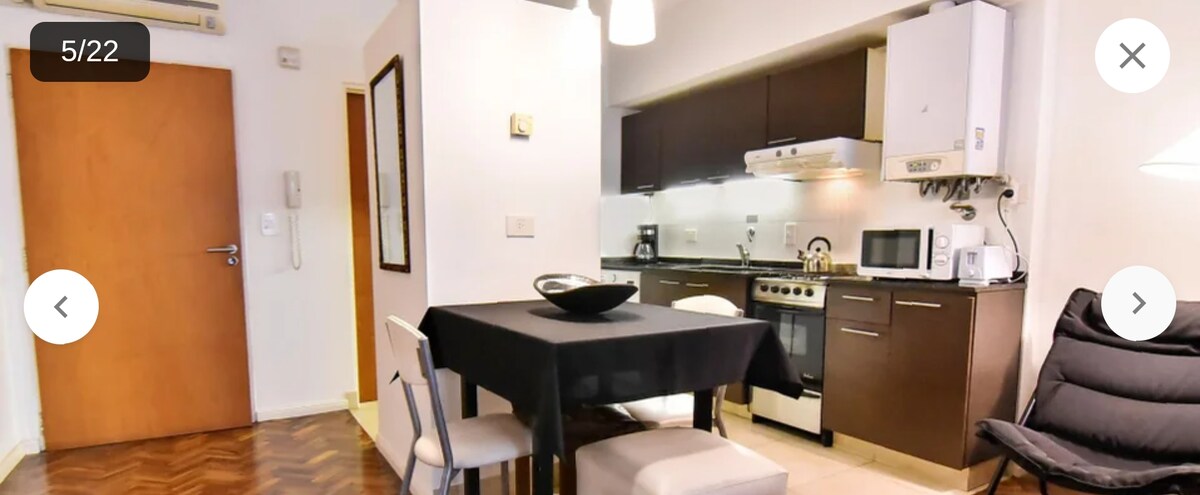 Квартира-студия с парковочным местом в Recoleta