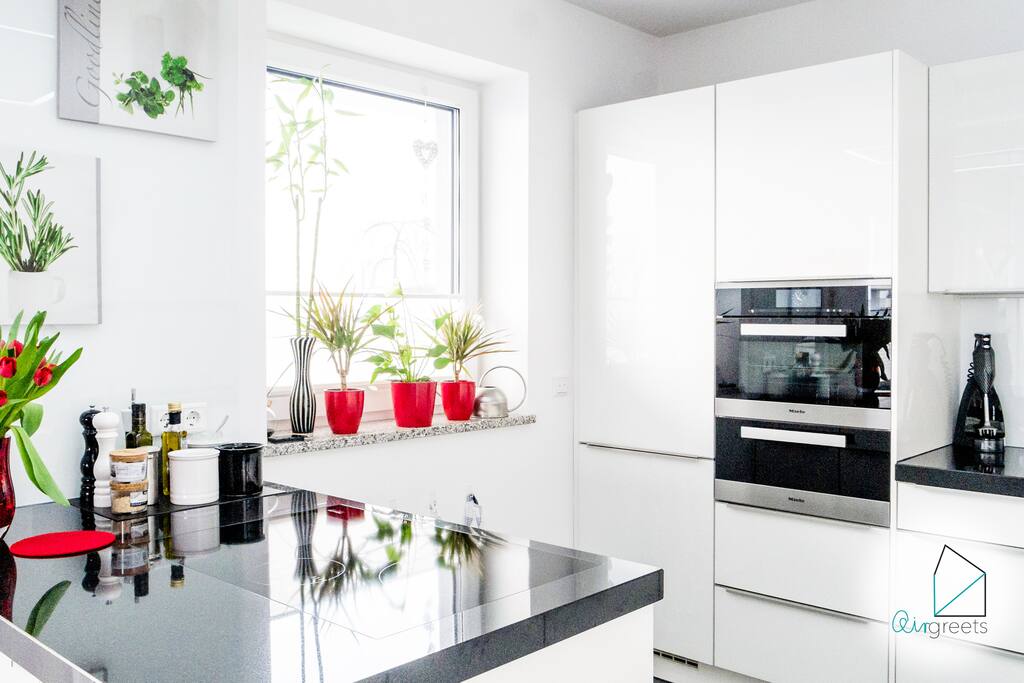The kitchen is fully-equipped