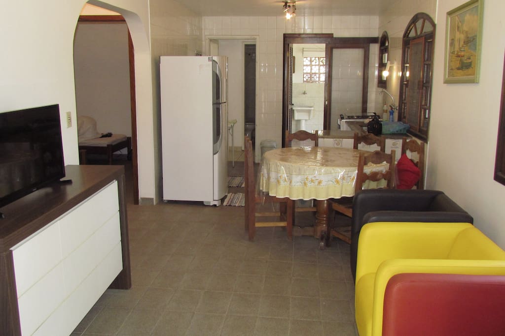Vista interna da casa