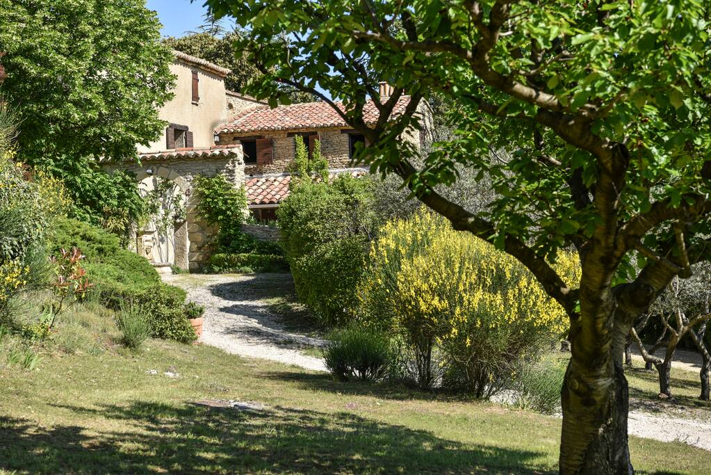 L'arrivée au Mas Boissol.