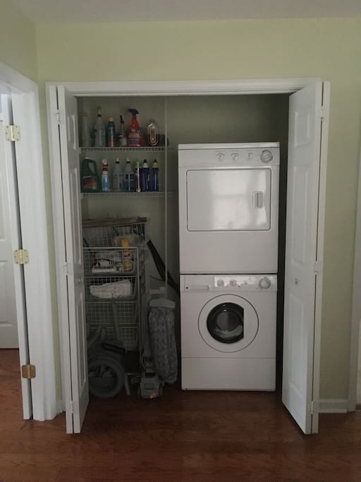 Free Washer and dryer available during your stay