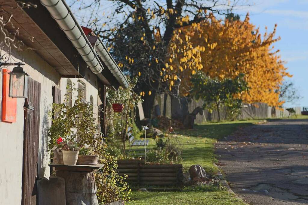 Hofbild im Herbst