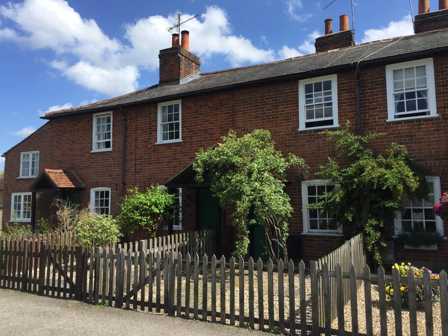 Front of cottage