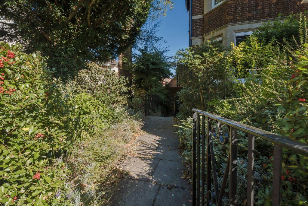 Front entrance to basement