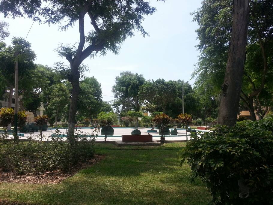 Parque a pocos metros del departamento